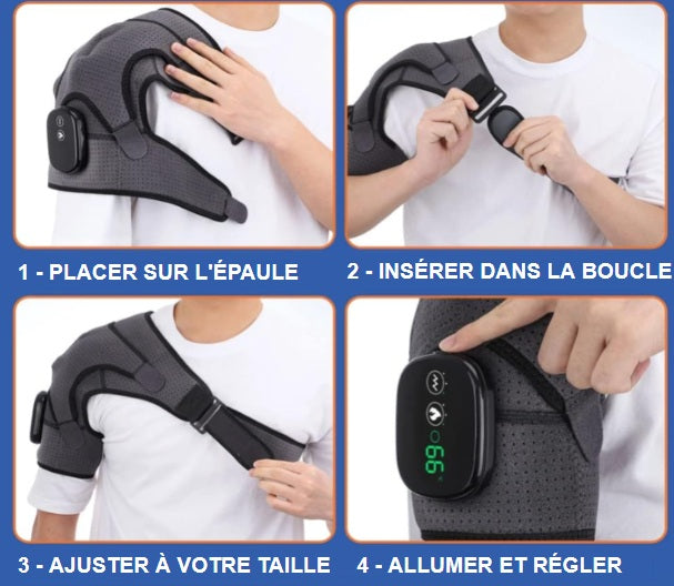 Valora™ -  Epaulière Chauffante Avec Vibrations